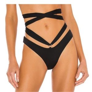 Bond Girl Bikini Bottom in Black